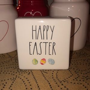 Rae Dunn HAPPY EASTER Desk Decoration (Easter Eggs)